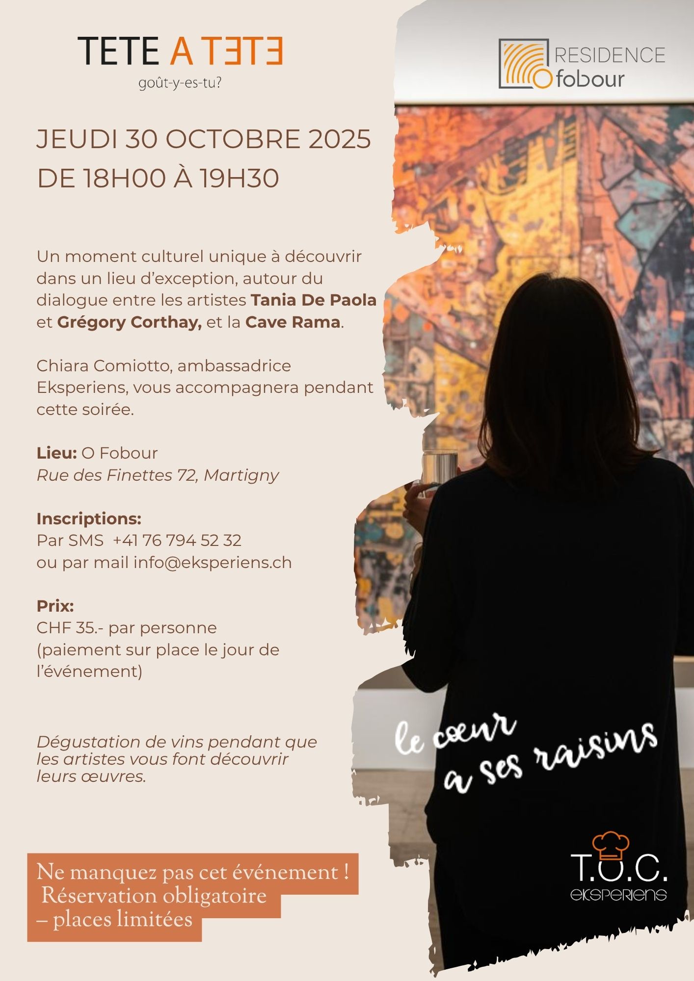 tête à tête goût y es-tu? 30 octobre 2025